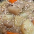 アツコリンクス's cooksnap of when they made 根菜と鳥ひき肉のとろりん煮.