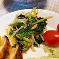 やつはしひじり's cooksnap of when they made ほうれん草ともやしの のりずあえ.
