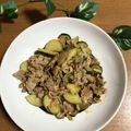 chi−ちゃん's cooksnap of when they made ズッキーニと豚肉のオイスターソース炒め.
