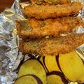 いっぺい99's cooksnap of when they made 釣ってきた魚で鯵フライ.