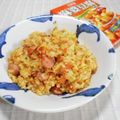 ＠迷子＠'s cooksnap of when they made 麻婆豆腐の素で激うまチャーハン.