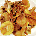 にしあまね's cooksnap of when they made 牛肉と長芋のオイスター炒め.