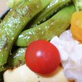 ﾋﾟﾛﾐ♡'s cooksnap of when they made スナップえんどうの塩バター炒め.