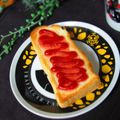 haruku221's cooksnap of when they made ケチャップシュガートースト.