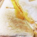 みえひな☆'s cooksnap of when they made 生卵そのまま入れてハムエッグホットサンド.