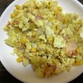 クックH86AFM☆'s cooksnap of when they made 〈低糖質〉豆腐チャーハン.