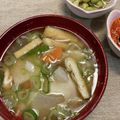 ハグちゃん's cooksnap of when they made ☆ほくほく☆ えび芋の味噌汁.