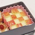 こともみ's cooksnap of when they made お弁当に♪りんごの飾り切り◇格子◇.