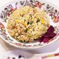 パインクリームソーダ's cooksnap of when they made お弁当に☆冷ご飯でねぎと卵の簡単炒飯♪.