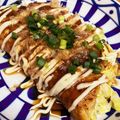 かつぞう☆'s cooksnap of when they made ごはんで折りたたみお好み焼き.