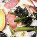 りょうwai's cooksnap of when they made さつまいもとほうれん草のミルクスープ＊.