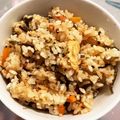 ♡ひろみっち♡'s cooksnap of when they made 鮭フレークと塩昆布の炊き込みご飯 簡単♪.