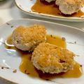 CHISA☆ごはん♪'s cooksnap of when they made 鶏ひき肉とえのきの甘辛つくね.