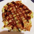 T❀mo's cooksnap of when they made 245kcal オートミール お好み焼き.