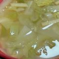 あゆたっくん's cooksnap of when they made 白菜と長ネギの糀味噌汁.