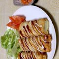 クック1LJ8IE☆'s cooksnap of when they made パリッと美味しい！お好み焼きみたいな春巻.