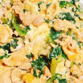 りーとぽん's cooksnap of when they made 豚肉とほうれん草と卵の炒め物　簡単.