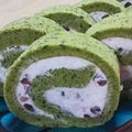 yappyパクパク's cooksnap of when they made 小倉抹茶ロールケーキ.