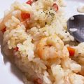 みっっっちゃ's cooksnap of when they made はらぺこ男子高校生(弟)用のエビピラフ.