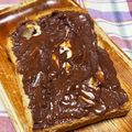 わたさな2016's cooksnap of when they made チョコとクリームチーズの病みつきトースト.