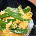 horseland's cooksnap of when they made 簡単☆さやえんどう（絹さや）の卵とじ.