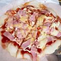 sayaka382's cooksnap of when they made フライパンで餅ピザ.