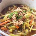 クックG1CG0C☆'s cooksnap of when they made カレーうどんに肉味噌♪.