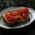 まろんかふぇ's cooksnap of when they made 朝食＊ランチに♪ジューシートマトトースト.