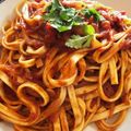 ガンバレゆでパパ's cooksnap of when they made ■アンチョビ＆たっぷり玉葱のトマトパスタ.