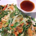 ☆くらこ☆'s cooksnap of when they made 簡単もちもち！春菊のチヂミ.