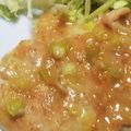 ★むさ's cooksnap of when they made たっぷり甘酢ネギソースのチキンソテー.