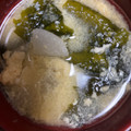 Reo14☆'s cooksnap of when they made ネギとワカメと卵のお味噌汁.