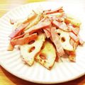 かなりんココりん's cooksnap of when they made 大人の味！レンコンとベーコンの黒胡椒炒め.