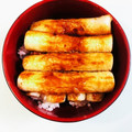 ミッキーこむぎ's cooksnap of when they made うな丼風?!ちくわ丼!!.