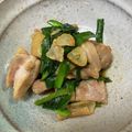 kanegonsan's cooksnap of when they made 〖鶏もも肉と青ニラのガーリック醤油炒め〗.
