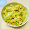 azbjbn's cooksnap of when they made 安上がりで美味♡白菜と油揚げの中華丼.