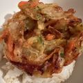 クック766L8K☆'s cooksnap of when they made かきあげ丼☆.