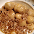 KannoPopo's cooksnap of when they made 里芋と豚ひき肉のとろみあん煮物♪.