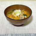 キンプリ's cooksnap of when they made 牛蒡と豚キムチのほっこりお味噌汁.