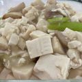 ちゃこ1978's cooksnap of when they made 簡単！ホタテ風エリンギと豆腐の塩あん炒め.