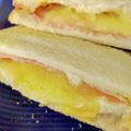 sei460407's cooksnap of when they made ハムチーズの簡単ホットサンド.