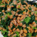 SUNMOONMOM's cooksnap of when they made 簡単☆おかず☆おつまみ☆ほうれん草納豆.