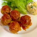 はちみつlove's cooksnap of when they made ミートボール・コーンも！お弁当のおかず２.