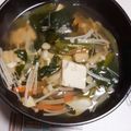 か～ぽ☆'s cooksnap of when they made ほうれん草と豆腐の基本のお吸い物.