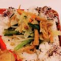 私市ビッキーズ津門巳's cooksnap of when they made “カットきゃべつニラ入刻み揚げバター”.