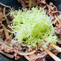 ♡マッキークッキング's cooksnap of when they made 焦がしマヨで・焼肉のっけフォカッチャ.