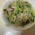 あいりおさ's cooksnap of when they made もやしとキュウリとハムの中華風酢の物.