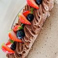 くーろん♪'s cooksnap of when they made オレンジチョコ❀モンブランショートケーキ.