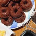 あべみー。's cooksnap of when they made ☸しっとり焼きドーナツ＊チョコ☸.