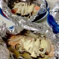 CHISA☆ごはん♪'s cooksnap of when they made きのこと玉ねぎで簡単！鮭のホイル焼き♪.